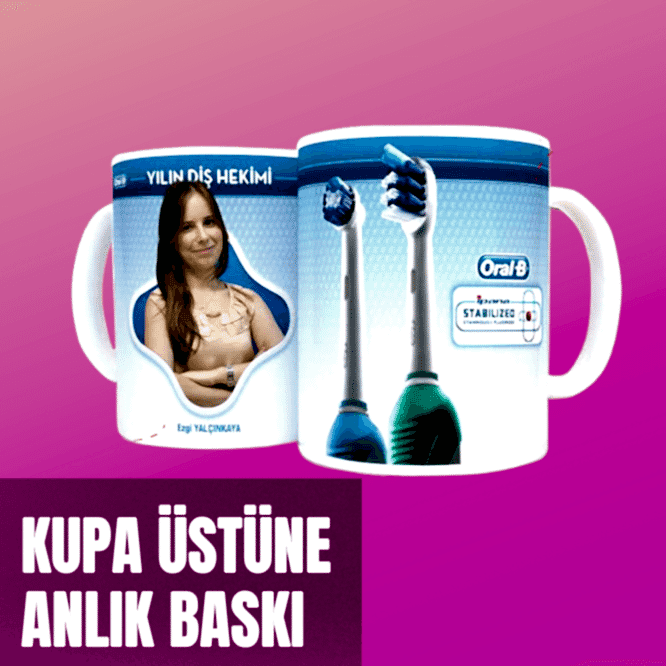 Kupa Üstüne Foto Baskı