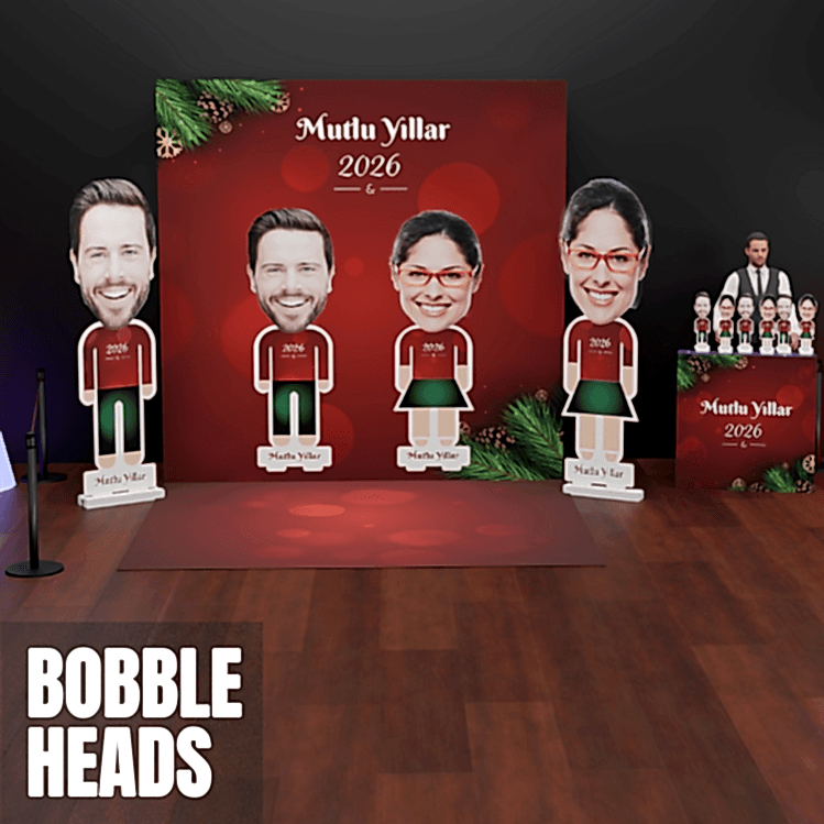 Yeni Yıl Bobble Heads  Aktivitesi