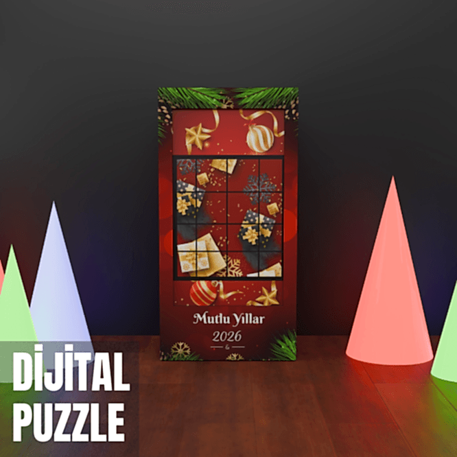 Yeni Yıl Dijital Puzzle Aktivitesi