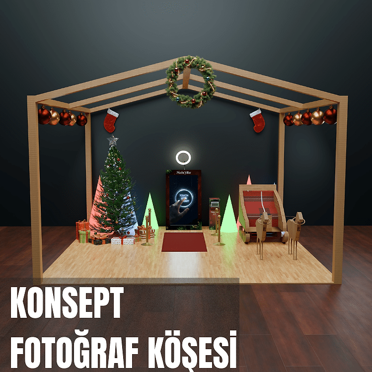 Yeni Yıl Konsept Fotoğraf Köşesi Aktivitesi