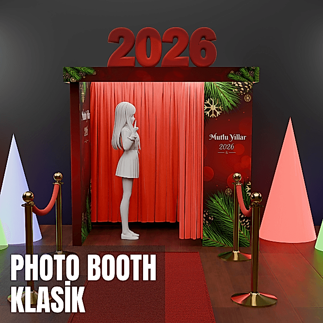 Yeni Yıl Photo Booth Klasik Aktivitesi